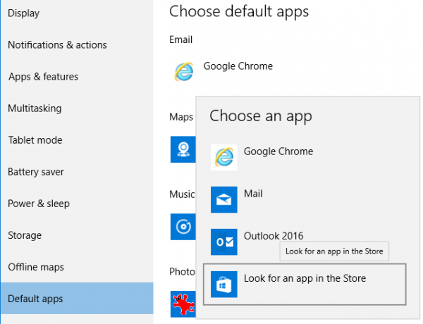 Windows 10 Standard-Apps