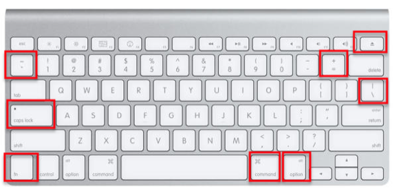 Konfigurieren Sie die Mac-Tastatur