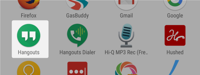 7 Kostenlose Google-Dienste, die Sie Akkulaufzeit und Datenschutz kosten Google Hangouts Launcher