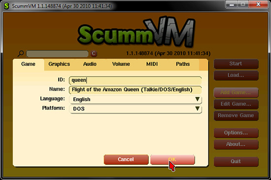 SCUMMVM - Ein Point-and-Click-Abenteuerspiel-Emulator 31