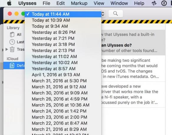 ulysses-Backups