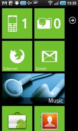 Verwandeln Sie Android-Handy in Windows 7-Handy