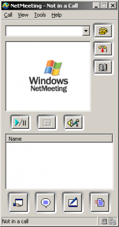 Ich gebe Ihnen meinen Hut, Microsoft NetMeeting NetMeeting