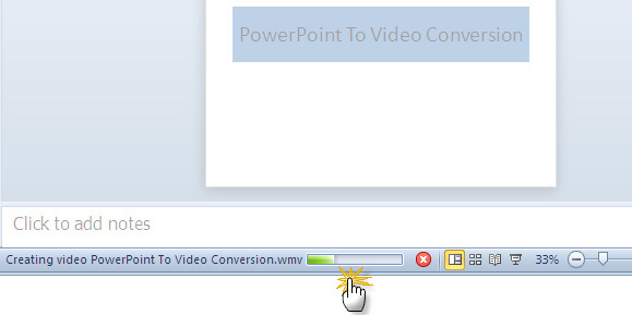 Konvertieren Sie Powerpoint in Video