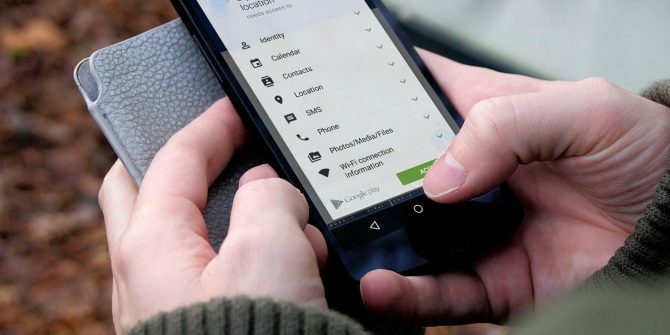 Sicherheitsrisiko für Android-Bewegungssensoren - App-Berechtigungen