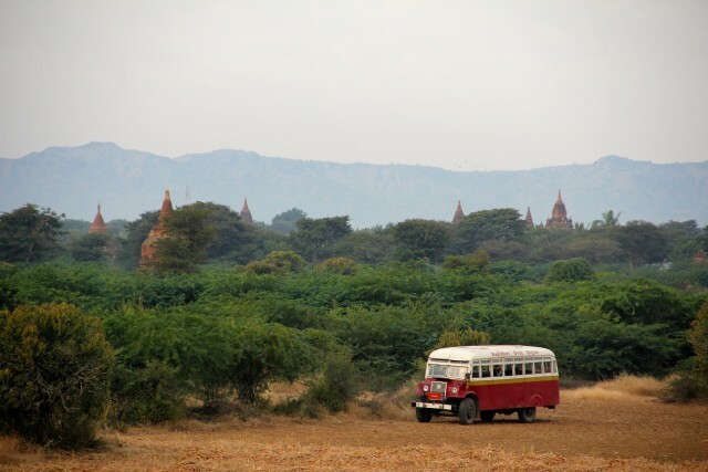 Bus in Myanmar