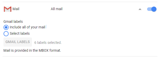 Wählen Sie bestimmte Google Mail-Labels aus