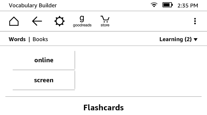 Einrichten und Verwenden Ihres Kindle Paperwhite 16 Paperwhite Vocabulary Builder