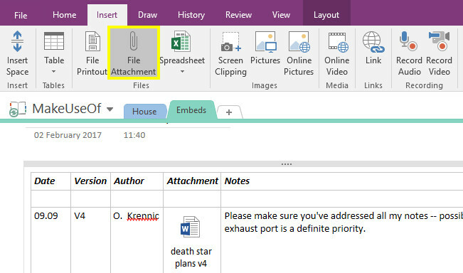 Betten Sie Medien ein, um OneNote in einen digitalen Scrapbook-Dateianhang zu verwandeln