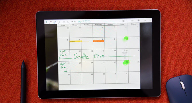 Tintenkalender für Windows 10