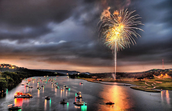 Wie fotografiere ich ein Feuerwerk?