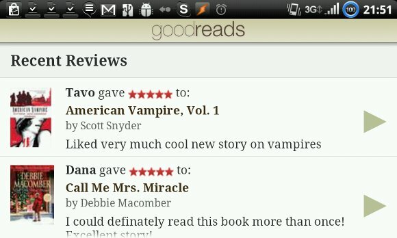 Goodreads android