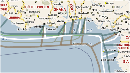 CableMap: Interaktive Unterwasser-Internet-Kabelkarte Kabelkarte2