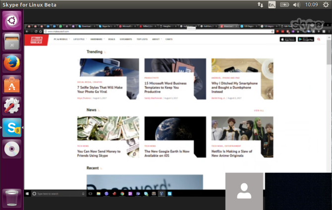 Ubuntu Skype Bildschirmfreigabe