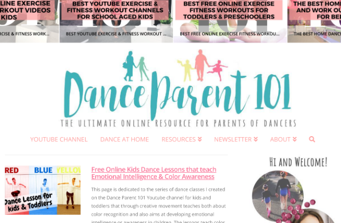 Dance Parent 101 ist eine Sammlung kostenloser Tanzressourcen für Kinder und Eltern von Tänzerkindern