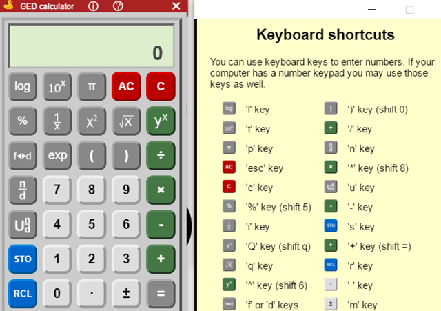 GED Scientific Calculator Chrome-Erweiterung