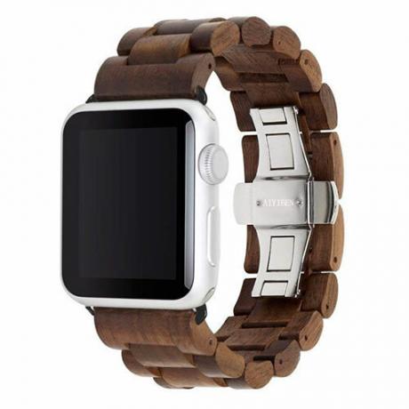 AYIBEN Hartholz Apple Watch Armband