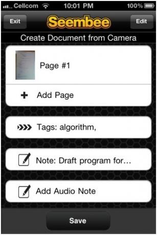 Seembee: Eine iOS-App zum besseren Archivieren Ihrer Dokumente