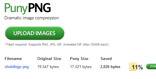 5 Apps zur Optimierung von Bildern für die Verwendung im Web punypng