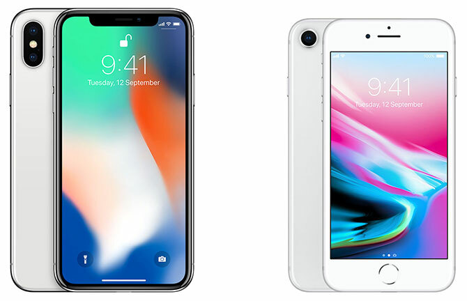 iPhone X und iPhone 8