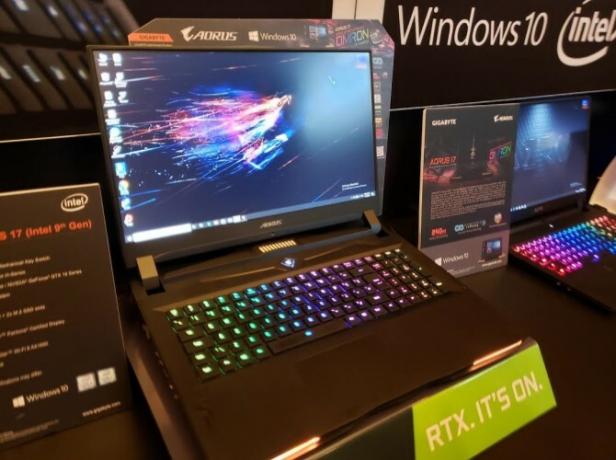 Aorus 17 Laptop Gigabyte Vollansicht