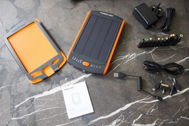 Poweradd Apollo Pro 23.000 mAh Solarbatterie und Ladegerät Bewertung und Werbegeschenk Poweradd Apollo Pro 23000 Solarbatterie Bewertung 4