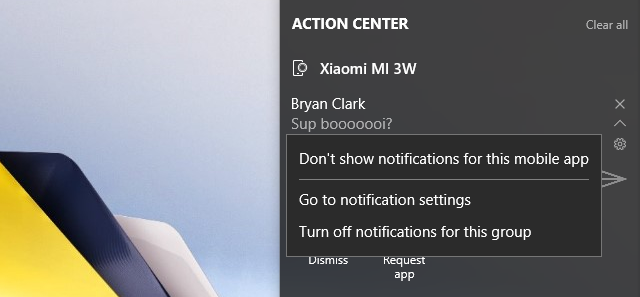 Synchronisieren-Android-Benachrichtigungen-Windows-Action-Center-keine-Benachrichtigungen anzeigen