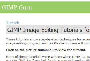 Gimp Fotobearbeitung