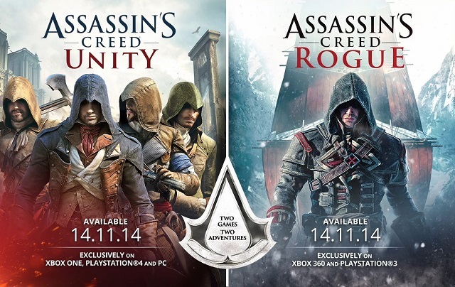 Assassins Creed Rogue und Unity