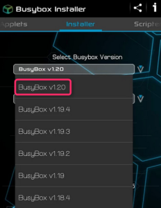 Busybox-Installationsprogramm