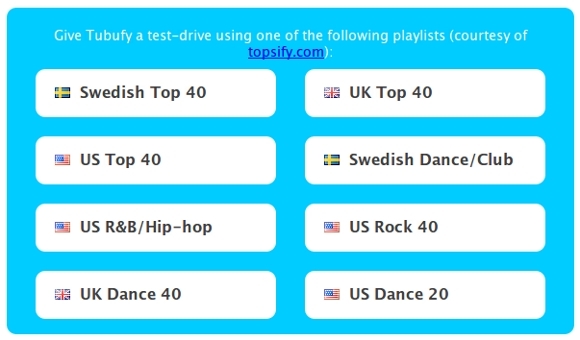 Wiedergabelisten Musikvideos