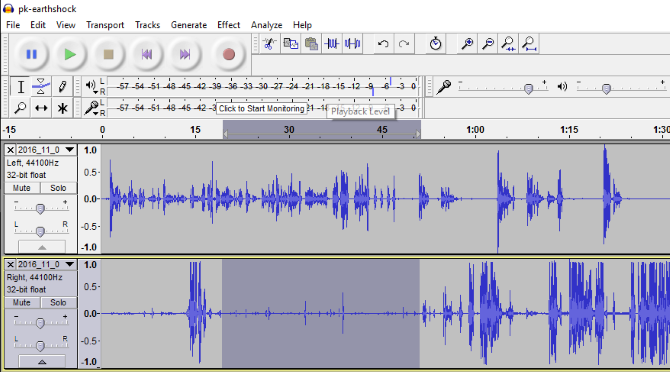 Hintergrundgeräusche entfernen - Wählen Sie das Audio aus, um eine Probe von Hintergrundgeräuschen aufzunehmen