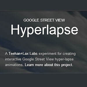 Erstellen Sie atemberaubende Grafiken mit Hyperlapse-Fotografie und dem Hyperlapse-Intro von Google Street View [Updates]