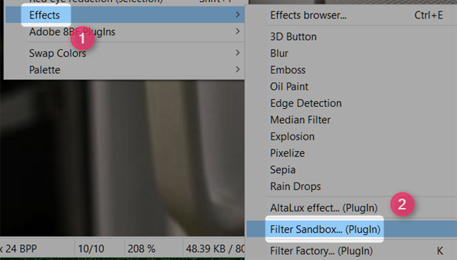 Filter-Sandbox-Beispiel-Irfanview