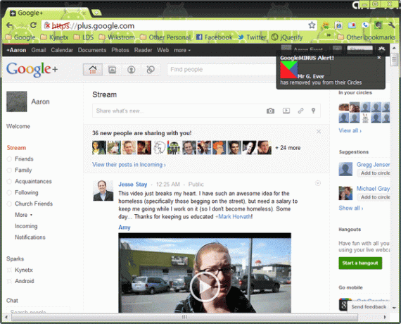 GoogleMINUS: Lassen Sie sich benachrichtigen, wenn Sie jemand aus seinen Google+ Kreisen entfernt google minus1