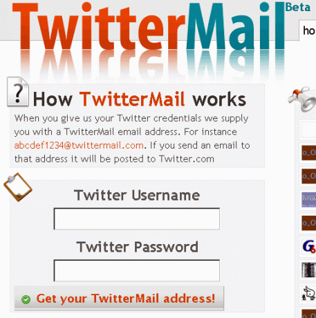 Twitter blockiert? Post per E-Mail