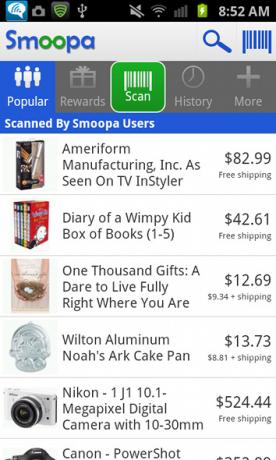 Lassen Sie sich dafür bezahlen, mit Smoopa [Android 1.6+ & iOS] smoopa intelligenter einzukaufen