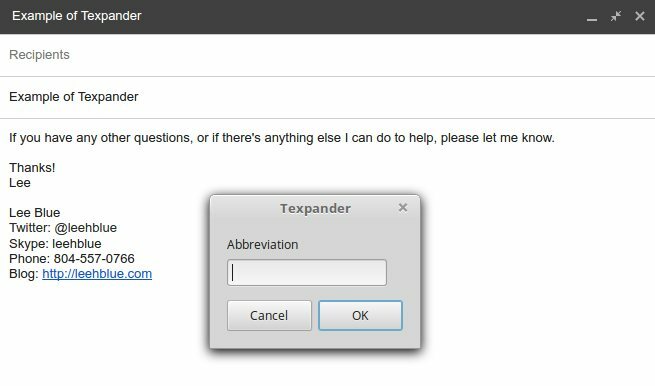 Texpander in Aktion