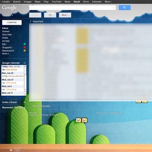 Hintergrundbilder Google Mail-Konto