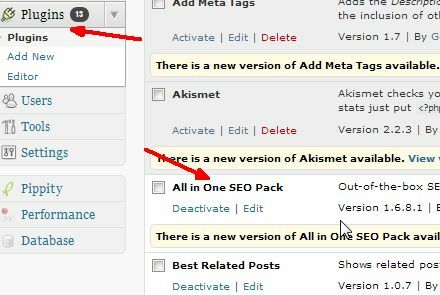 Das All-In-One SEO WordPress Plugin ist immer noch die Spitze des Spiels allinone1a