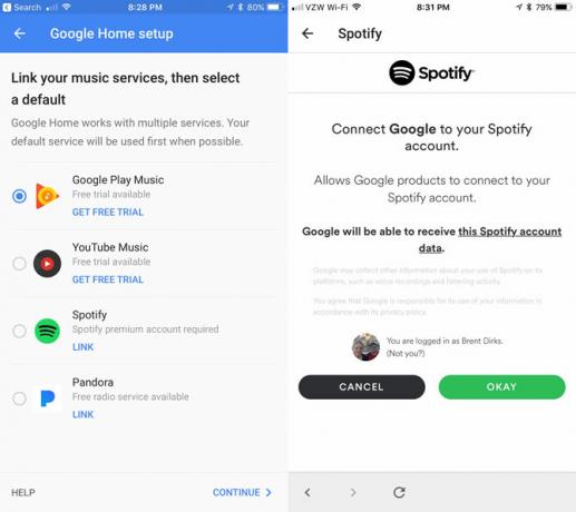 Einrichten und Verwenden der Einrichtung von Google Home Google Home Music Services