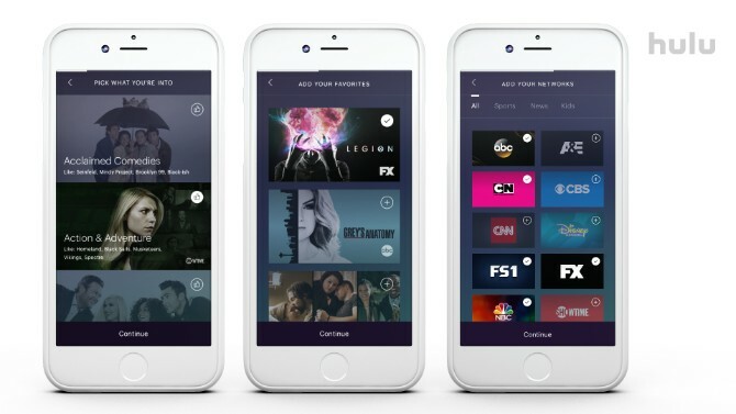 Hulu Screenshots auf dem iPhone