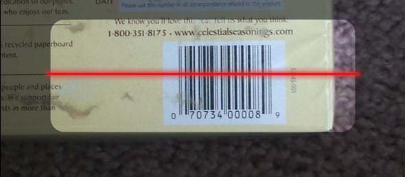 Barcodes scannen