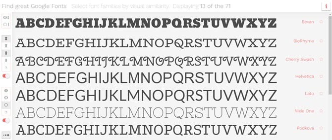 Verwenden Sie diese Site, um Google Fonts für schöne Dokumente und Sites zu vergleichen Google Fonts