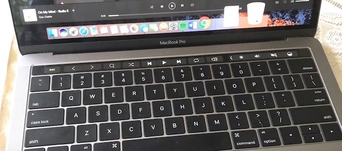 Spotify Touch Bar