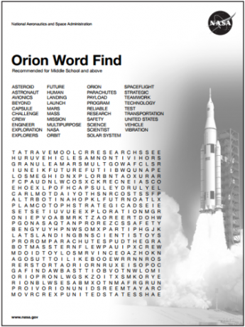 Orion-Wort-Suche