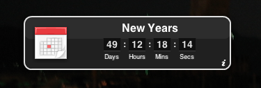 Dashboard-Countdown-Widget