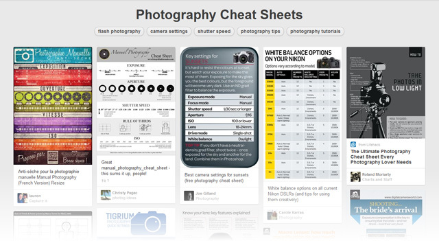 Pinterest - Cheet Sheets & Infografiken