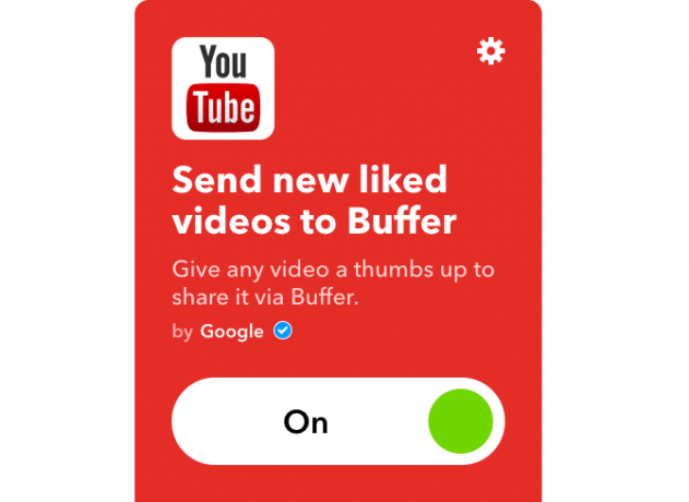 youtube ifttt mochte Videos zum Puffern