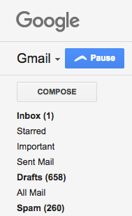 Machen Sie Google Mail weniger ablenkend, indem Sie eingehende E-Mails für eine gewisse Zeit anhalten. Bumerang Pause 1